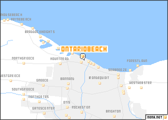 map of Ontario Beach