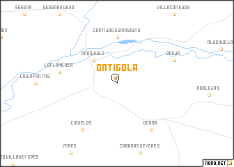 map of Ontígola