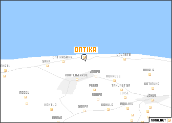 map of Ontika