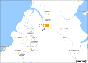 map of Ontoh