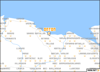 map of Ontón