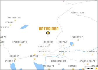 map of Ontroinen