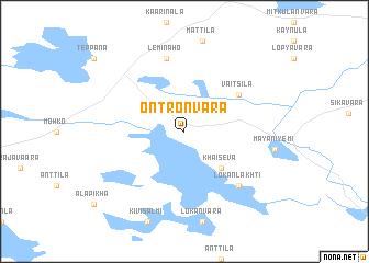 map of Ontronvara