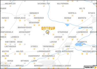 map of Ontrup