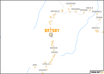 map of Ontsay