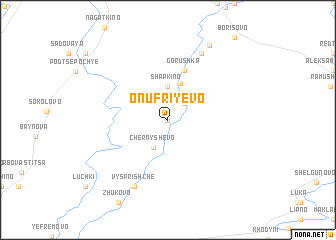 map of Onufriyevo