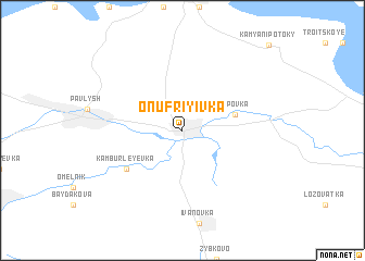 map of Onufriyivka