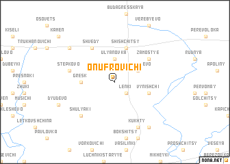 map of Onufrovichi