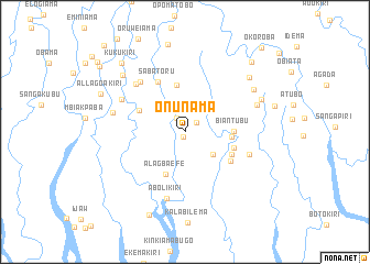 map of Onunama