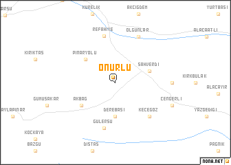 map of Onurlu