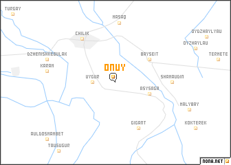 map of Onuy