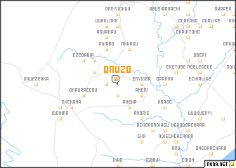 map of Onuzo