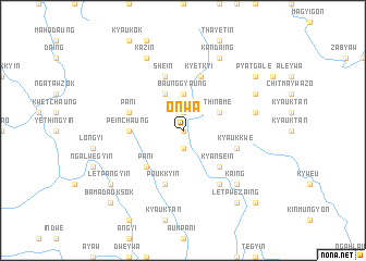 map of Onwa