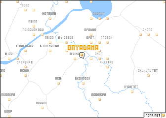 map of Onyadama