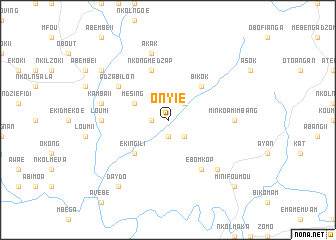 map of Onyié