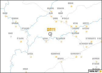 map of Onyi