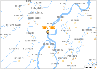 map of Onyoma