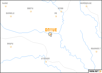 map of Onyue