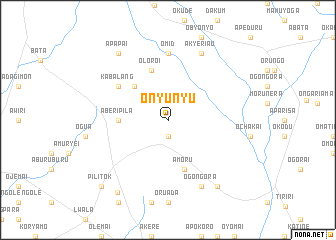 map of Onyunyu