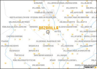 map of Onzonilla