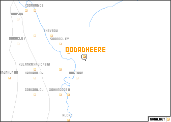 map of Oodadheere