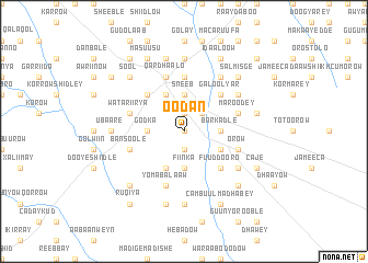 map of Oodan