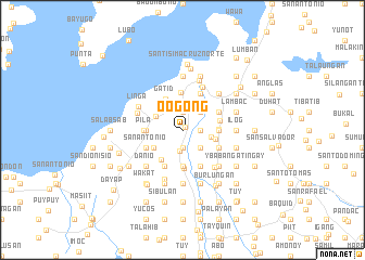 map of Oogong