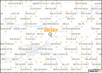 map of Ooigem