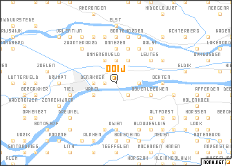 map of Ooij