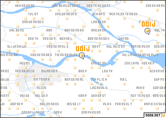 map of Ooij