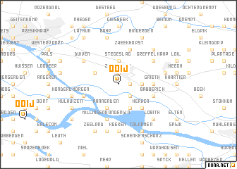 map of Ooij