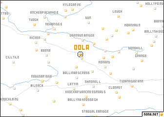 map of Oola