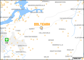 map of Ooltewah