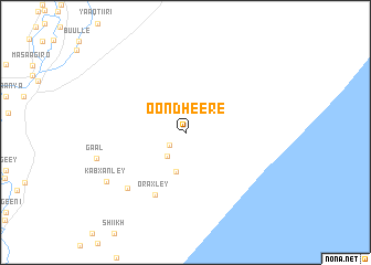 map of Oondheere