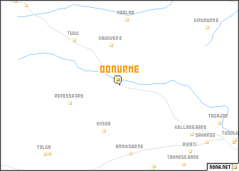 map of Oonurme