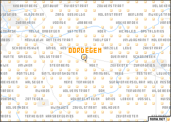 map of Oordegem