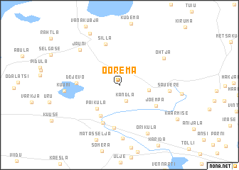 map of Oorema