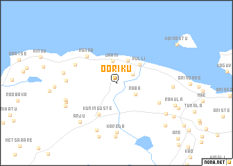 map of Ööriku