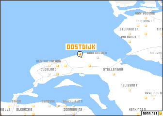 map of Oostdijk