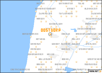 map of Oostdorp