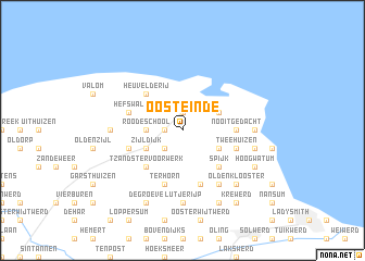 map of Oosteinde