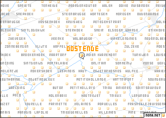 map of Oostende