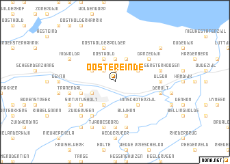 map of Oostereinde