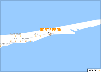 map of Oosterend