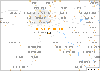 map of Oosterhuizen