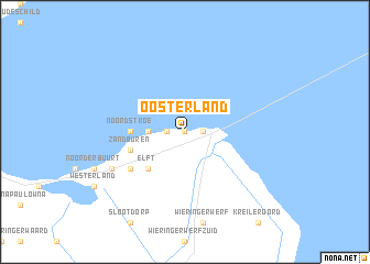 map of Oosterland