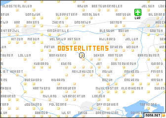 map of Oosterlittens