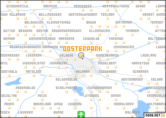 map of Oosterpark