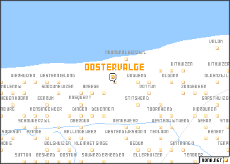 map of Oostervalge