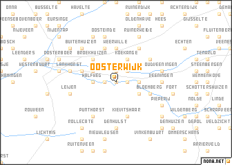 map of Oosterwijk